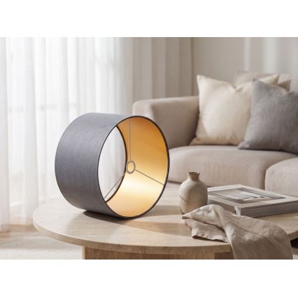 Universele lampenkap STANDART E27 Ø 45 cm grijs/goud