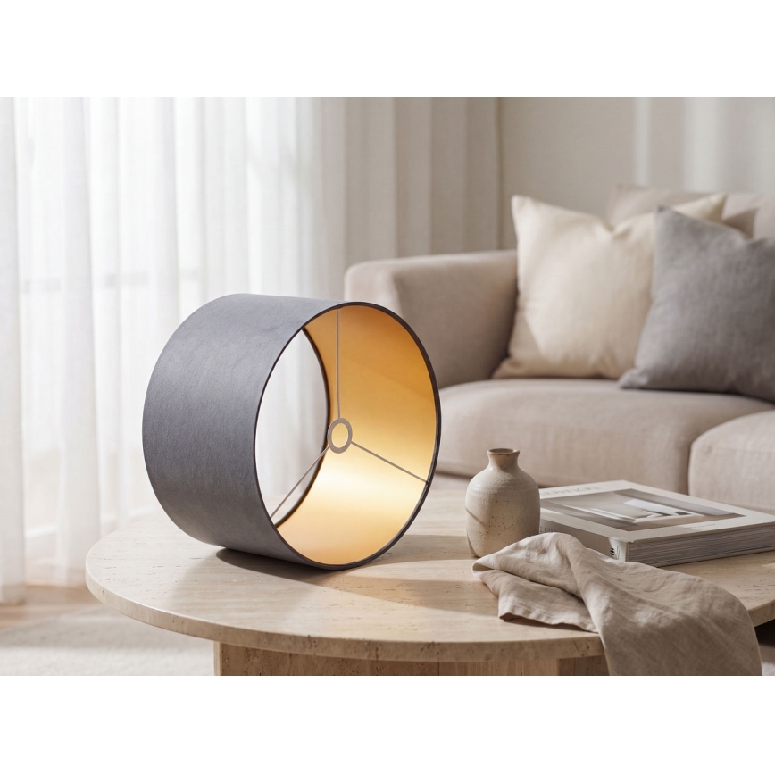 Universele lampenkap STANDART E27 Ø 45 cm grijs/goud