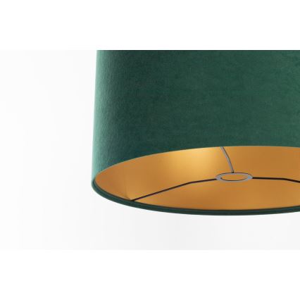 Universele lampenkap STANDART E27 pr. 45 cm groen/goud
