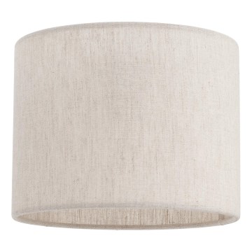 Universele vervangende lampenkap (cilinder) voor E27-fitting, Ø 20 cm, bruin