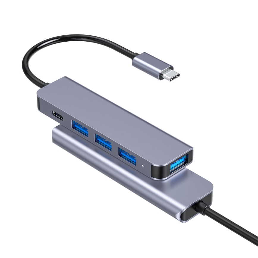 USB-C-hub 5-in-1 met Power Delivery 100W