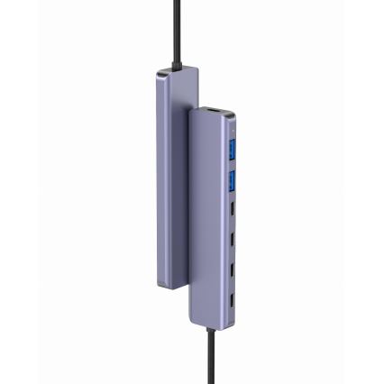 USB-C-hub 7-in-1 met Power Delivery 100 W