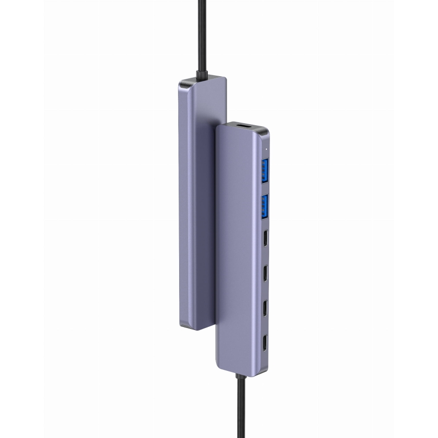 USB-C-hub 7-in-1 met Power Delivery 100 W