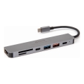 USB hub 7in1 Power Delivery 100W HDMI 4K