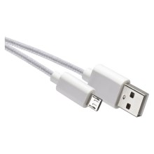USB-kabel USB 2.0 A-connector / USB B-microconnector wit