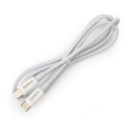 USB-kabel USB-C / USB-C verbindingsstuk 60W 1m wit