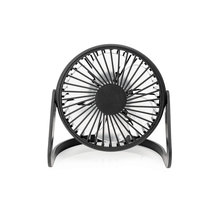 Tafelventilator USB Ø 15 cm zwart