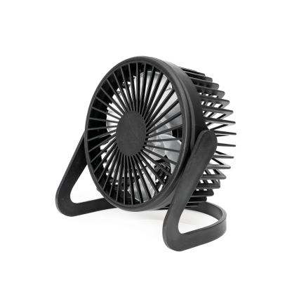 Tafelventilator USB Ø 15 cm zwart