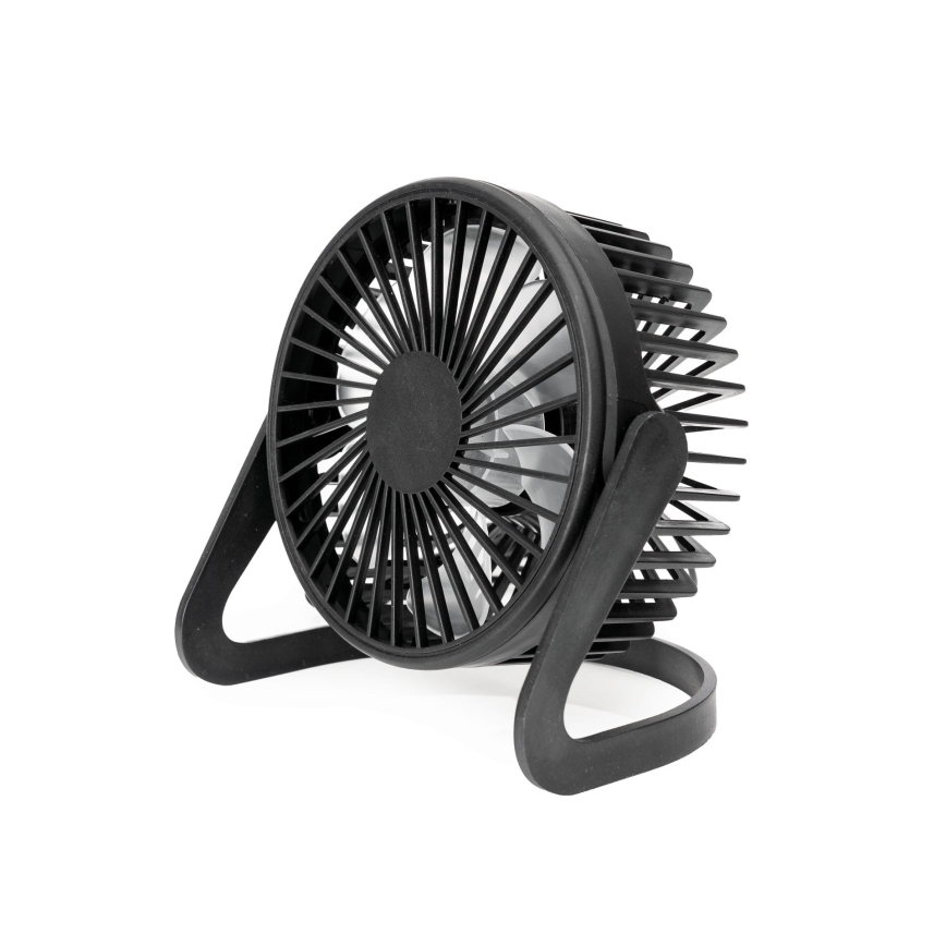 Tafelventilator USB Ø 15 cm zwart