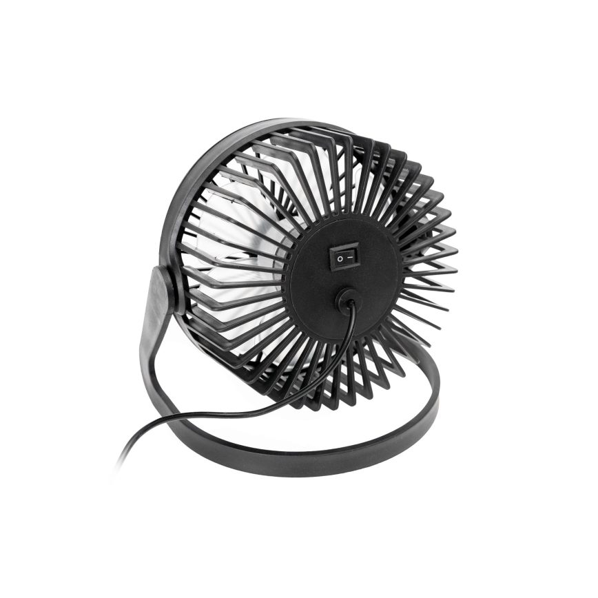 Tafelventilator USB Ø 15 cm zwart