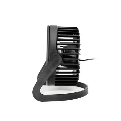Tafelventilator USB Ø 15 cm zwart