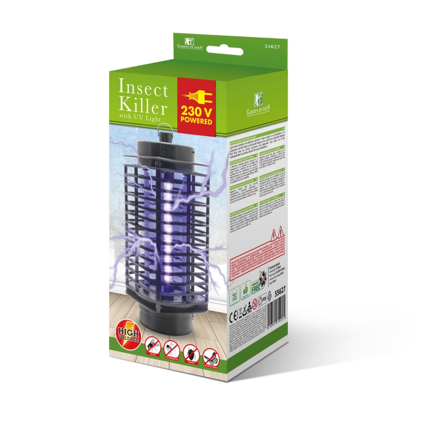 UV-elektrische insectenvanger 1,2W/230V zwart