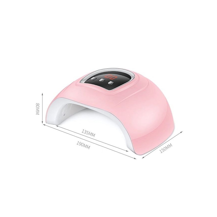 UV-lamp voor nagels 54W/5V roze