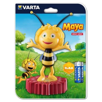 Varta 15635 - LED Kinder nachtlampje MAYA THE BEE LED / 3x AA