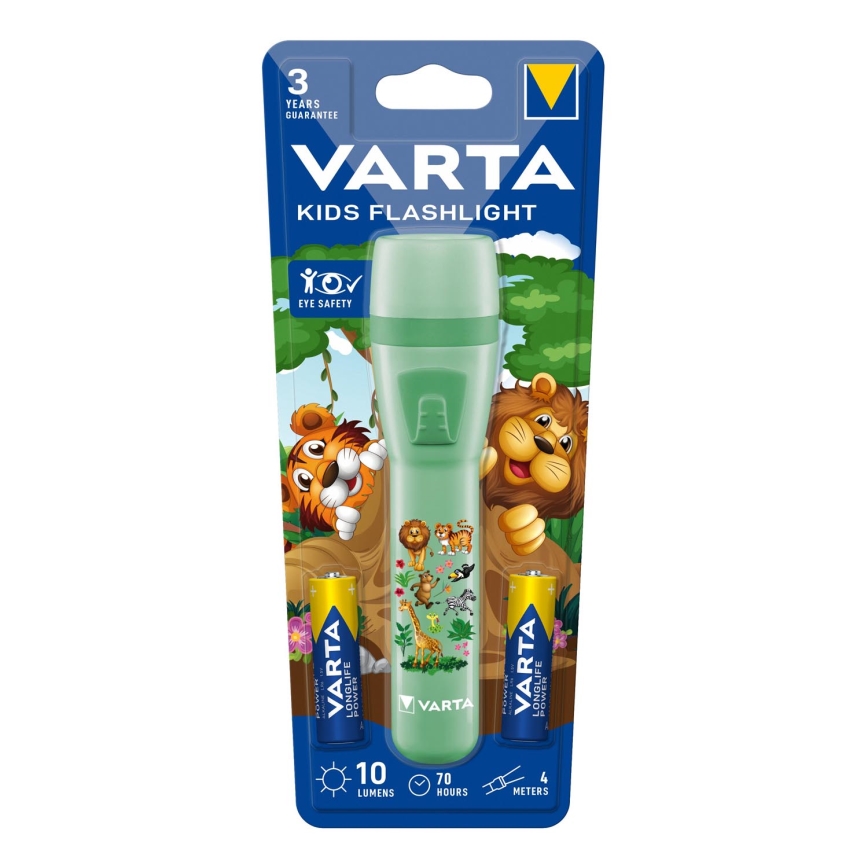 Varta 15650101421 - LED Zaklamp voor kinderen LED/2xAA