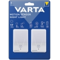 Varta 16624101402 - LOT 2x Veilleuse avec détecteur NIGHT LIGHT LED/3xAAA