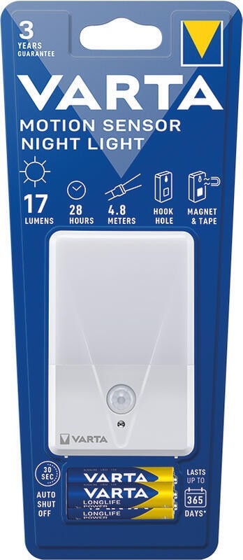 Varta 16624101421 - Veilleuse avec détecteur NIGHT LIGHT LED/3xAAA