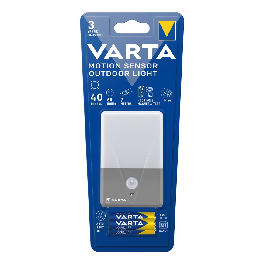 Varta 16634101421 - LED Camping zaklamp met sensor LED/3xAAA IP44