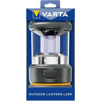 Varta 17550101111 - Lampe de camping L20 LED/3,6V 2600 mAh IP54