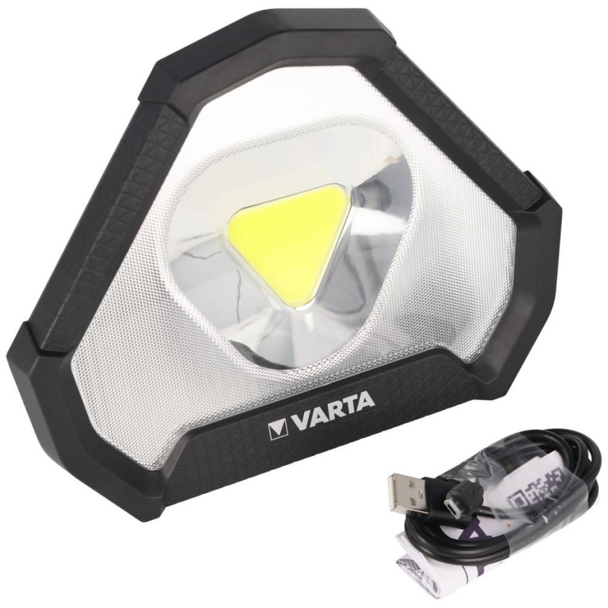Varta 18647101401 - Draagbare LED-werklamp WORK FLEX LED/12W/5V 5200 mAh IP54
