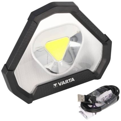 Varta 18647101401 - Draagbare LED Zaklamp WORK FLEX LED/12W/5V 5200mAh IP54
