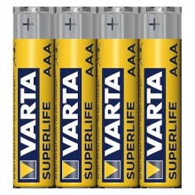 Varta 2003101304 - x4 Pile zinc-carbone SUPERLIFE AAA 1,5V