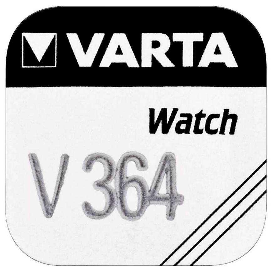 Varta 3641 - 1 pc Pile bouton oxyde d'argent V364 1,5V