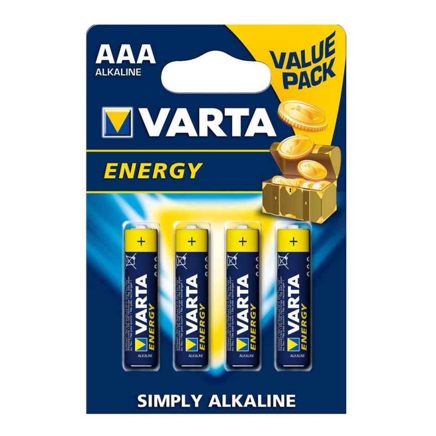 Varta 4103 - 4 pc Pile alcaline ENERGY AAA 1,5V