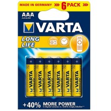 Varta 4103 - 6 st. Alkaline batterijen LONGLIFE EXTRA AAA 1,5V
