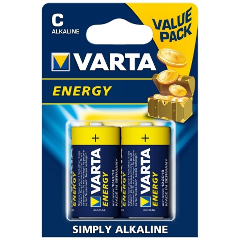 Varta 4114 - 2 st. Alkaline batterij ENERGY C 1,5V