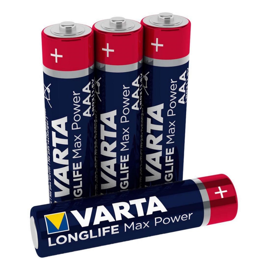 Varta 4703101404 - 4 pcs Pile alcaline LONGLIFE AAA 1,5V