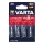 Varta 4706101404 - 4 pcs pile alcaline LONGLIFE AA 1,5V