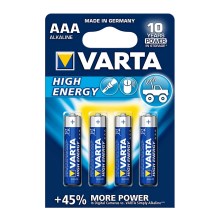 Varta 4903 - 4 pc Pile alcaline HIGH ENERGY AAA 1,5V