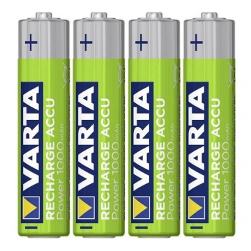 Varta 5703301404 - 4 pcs Pile alcaline RECHARGE  AAA  1,2V