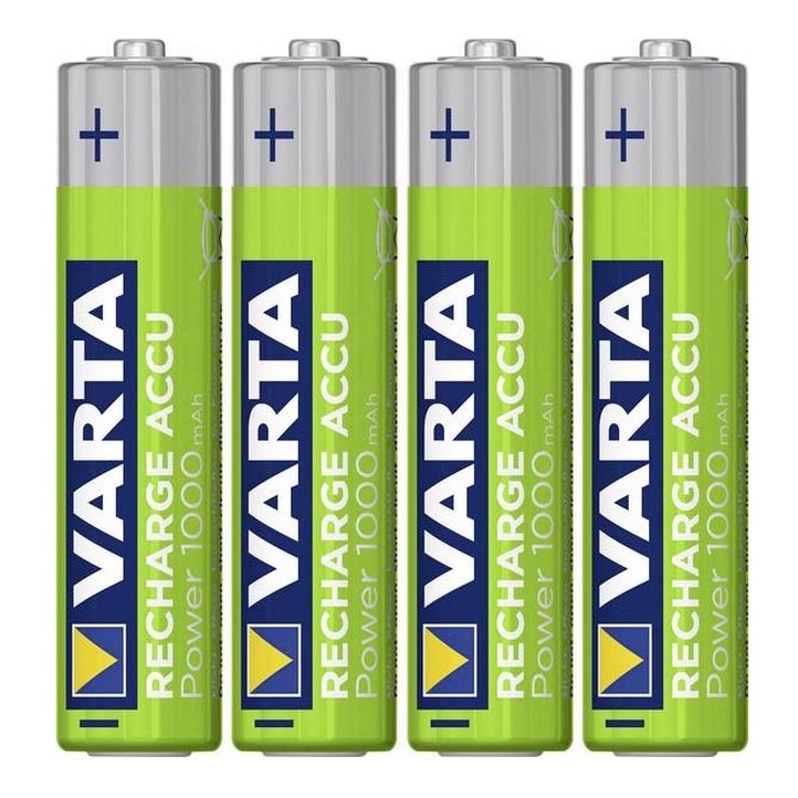 Varta 5703301404-4 stuks Oplaadbare batterijen RECHARGE AAA 1,2V