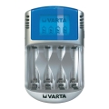 Varta 57070 - Chargeur de piles LCD 4xAA/AAA 100-240V/12V/5V