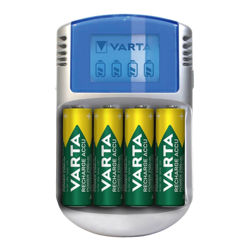 Varta 57070201451 - LCD Batterij oplader 4xAA/AAA 2600mAh 5V