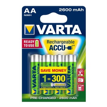 Pile Rechargeable Lampe Solaire VARTA 800mAh AA / HR6 / LR6