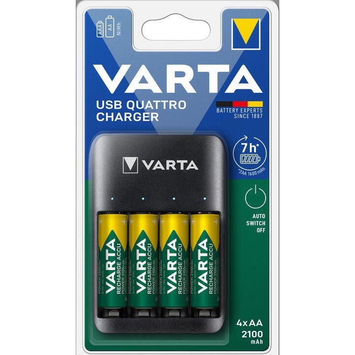 Varta 57652101451 - Batterij oplader 4xAA/AAA 2100mAh 5V