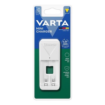 Varta 57656101401 - Chargeur de piles 2xAA/AAA 230V