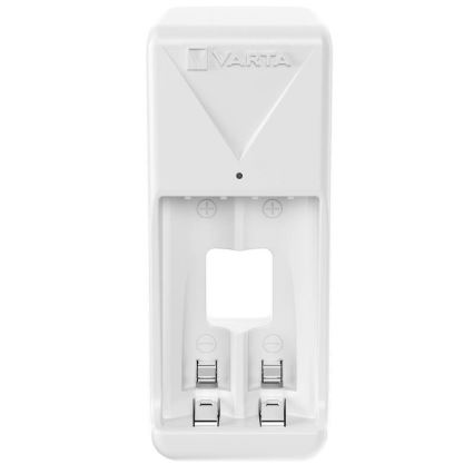 Varta 57656101451 - Chargeur de piles pour 2x AA/AAA, jusqu'à 2100 mAh, 230 V