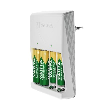 Varta 57657101451 - Chargeur de piles 4xAA/AAA 2100mAh 230V