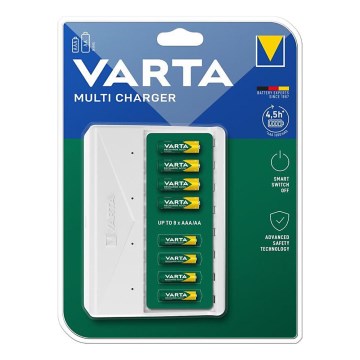 Varta 57659101401 - Batterijlader voor 8x AA/AAA, 5V