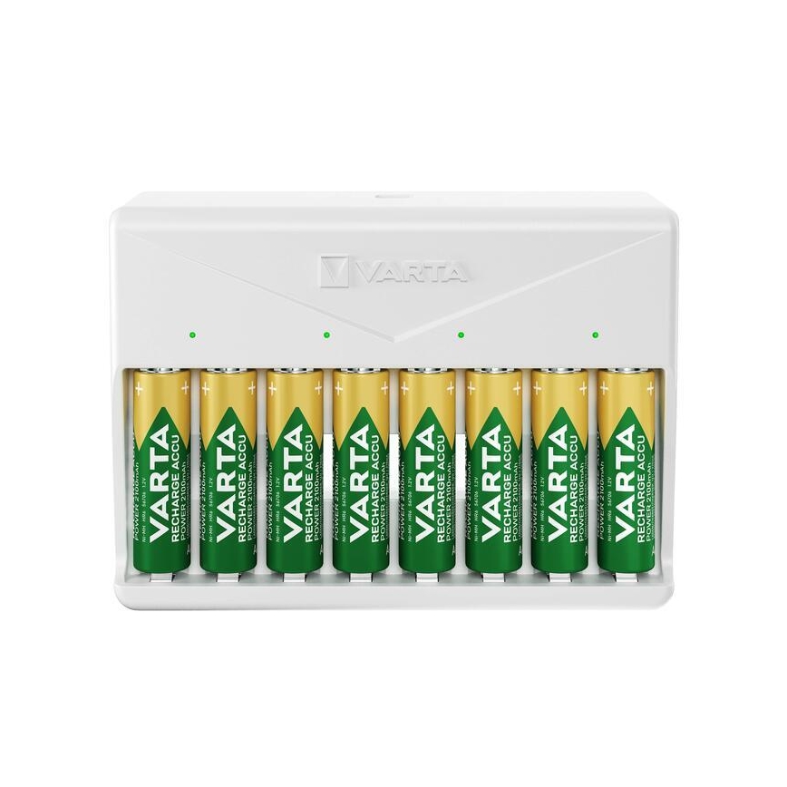 Varta 57659101401 - Batterijlader voor 8x AA/AAA, 5V