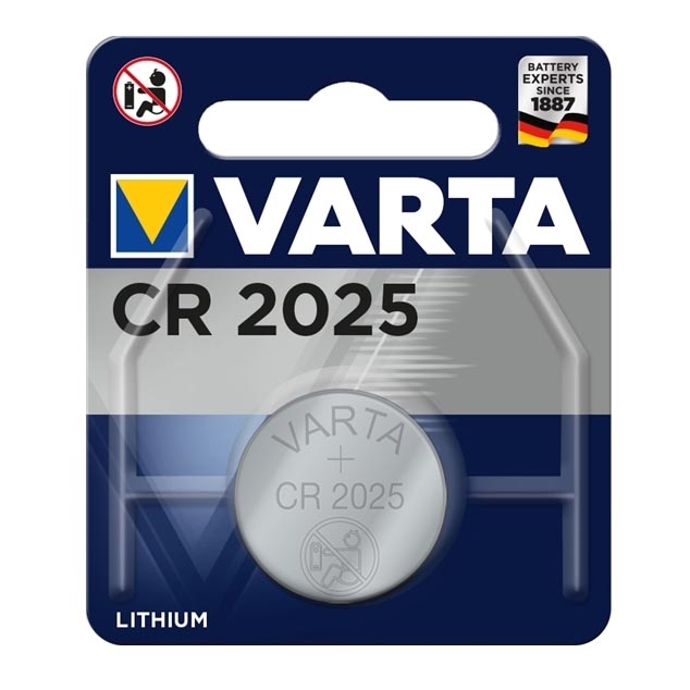 Varta 6025 - 1 stuk Lithiumbatterij CR2025 3V