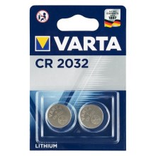 Varta 6032101402 - 2 piles bouton au lithium ELECTRONICS CR2032 3V