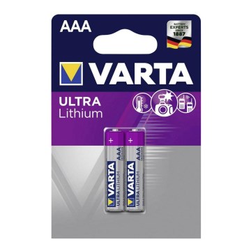 Varta 6103301402-2 st. Lithiumbatterij ULTRA AAA 1,5V