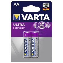 Varta 6106 - 2 st. Lithium batterij ULTRA AA 1,5V