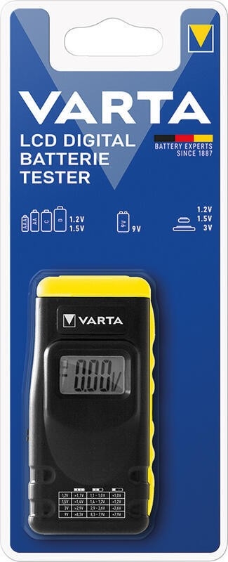 Varta 891101401 - Batterij- en accutester LCD Accu Tester 3V