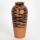 Vase en céramique 28,8x13,5 cm brique/noir